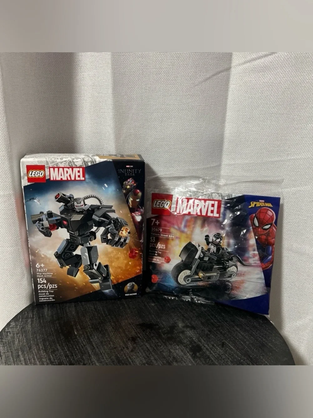 LEGO 76277 Marvel War Machine Mech Armor & Poly bag 30679 Venom Street Bike NEW